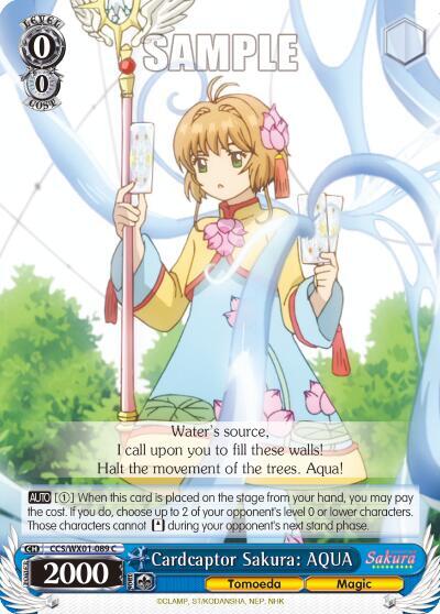 Cardcaptor Sakura: AQUA CCS/WX01-089 C