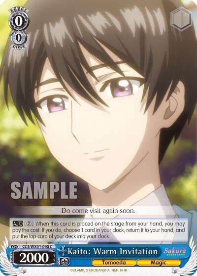 Kaito: Warm Invitation CCS/WX01-090 C