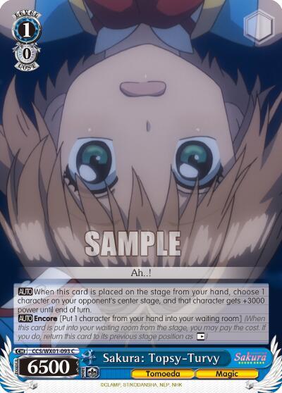 Sakura: Topsy-Turvy CCS/WX01-093 C
