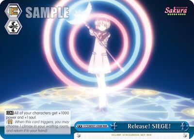 Release! SIEGE! CCS/WX01-098R RRR