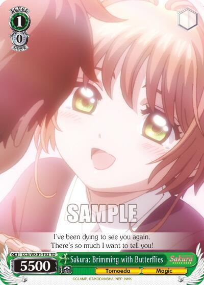 Sakura: Brimming with Butterflies CCS/WX01-T02 TD