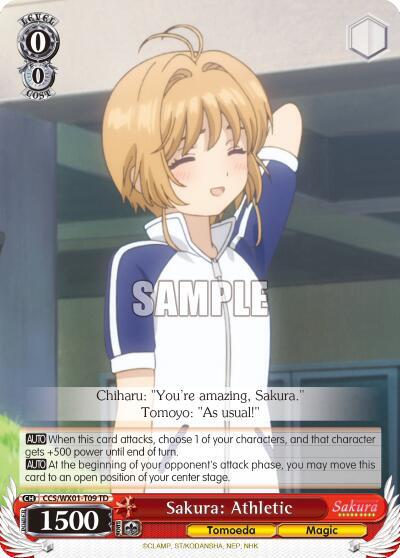 Sakura: Athletic CCS/WX01-T09 TD