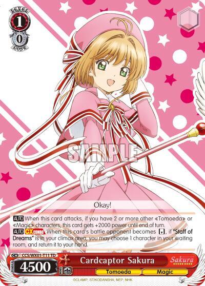 Cardcaptor Sakura CCS/WX01-T11 TD