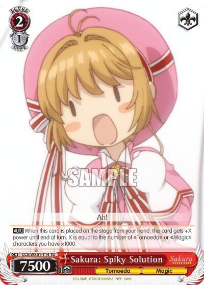 Sakura: Spiky Solution CCS/WX01-T14 TD
