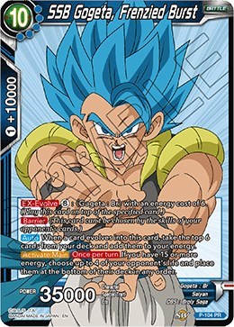 SSB Gogeta, Frenzied Burst P-104