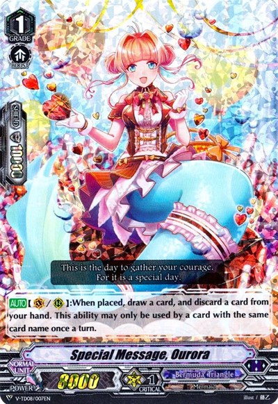 Special Message, Ourora [V Format] V-TD08/007EN