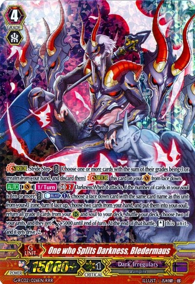 One who Splits Darkness, Bledermaus [G Format] G-RC02/026EN