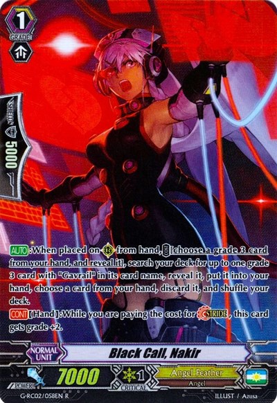 Black Call, Nakir [G Format] G-RC02/058EN