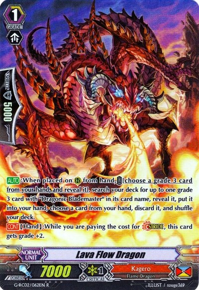 Lava Flow Dragon [G Format] G-RC02/062EN