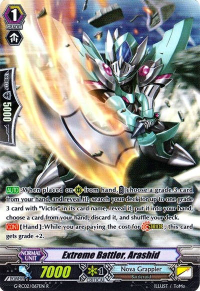 Extreme Battler, Arashid [G Format] G-RC02/067EN