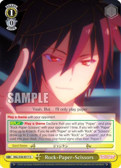 Rock-Paper-Scissors NGL/S58-E017 U