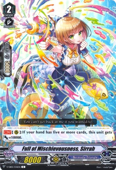 Full of Mischievousness, Sirrah [V Format] V-EB05/036EN