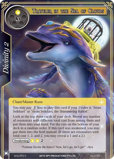 Traveler in the Sea of Clouds 
