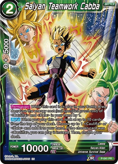 Saiyan Teamwork Cabba P-041
