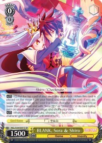 BLANK, Sora & Shiro NGL/S58-E001S SR