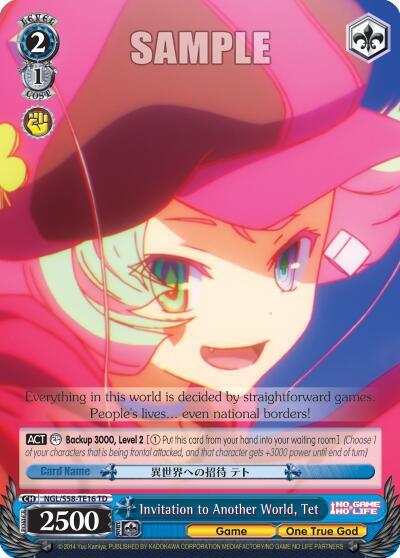 Invitation to Another World, Tet NGL/S58-TE16 TD