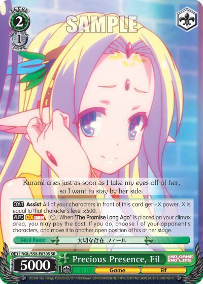 Precious Presence, Fil NGL/S58-E030S SR