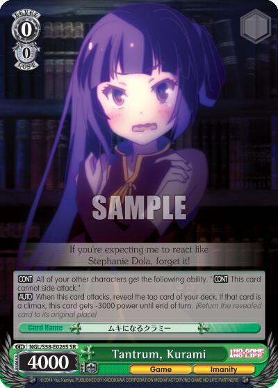 Tantrum, Kurami NGL/S58-E026S SR