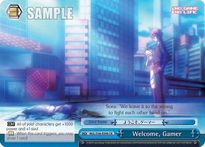 Welcome, Gamer NGL/S58-E098 CR