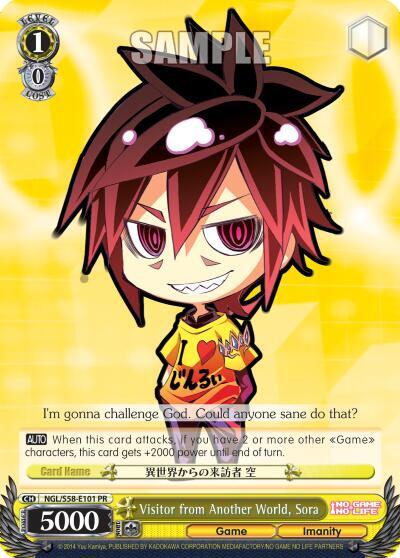Visitor from Another World, Sora NGL/S58-E101 PR
