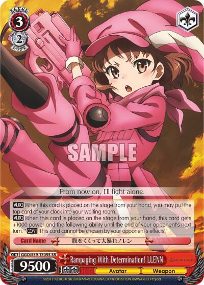 Rampaging With Determination! LLENN GGO/S59-TE09S SR