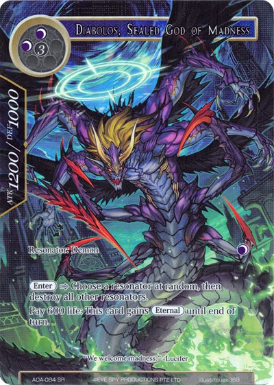 Diabolos, Sealed God of Madness