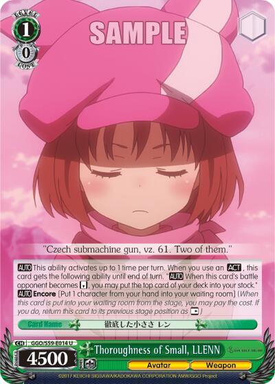 Thoroughness of Small, LLENN GGO/S59-E014 U