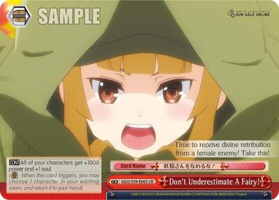 Don't Underestimate A Fairy! GGO/S59-E065 CR
