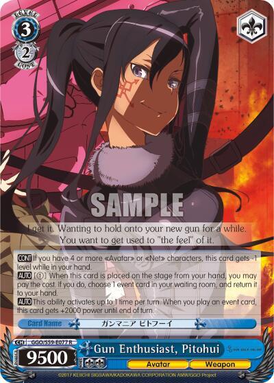 Gun Enthusiast, Pitohui GGO/S59-E077 R