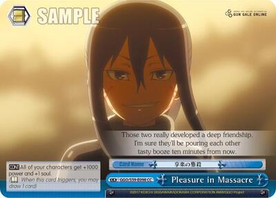 Pleasure in Massacre GGO/S59-E098 CC