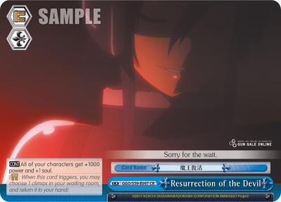 Resurrection of the Devil GGO/S59-E097 CR