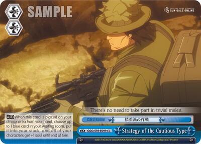 Strategy of the Cautious Type GGO/S59-E099 CC