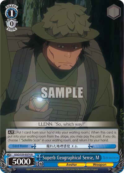 Superb Geographical Sense, M GGO/S59-E074 R