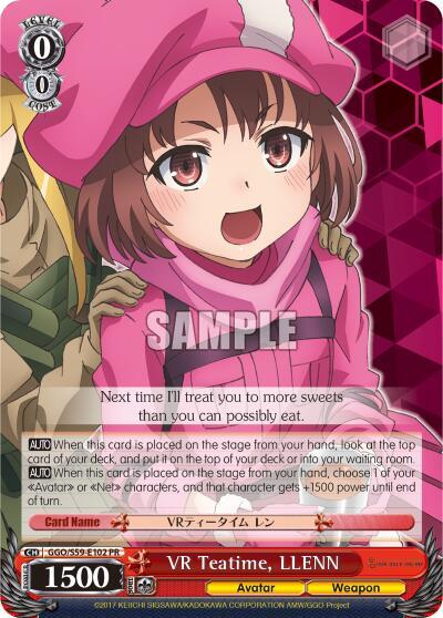 VR Teatime, LLENN GGO/S59-E102 PR