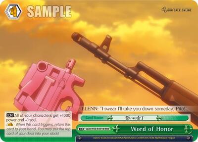 Word of Honor GGO/S59-E031R RRR