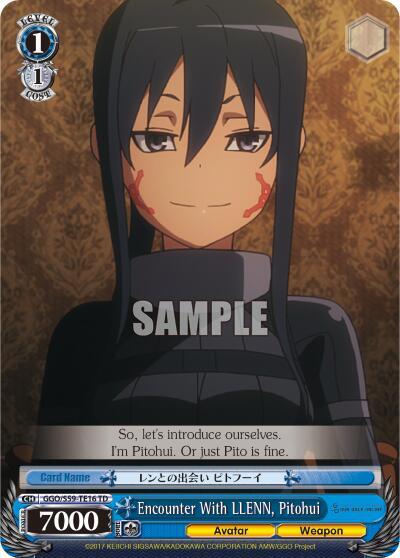 Encounter With LLENN, Pitohui GGO/S59-TE16 TD
