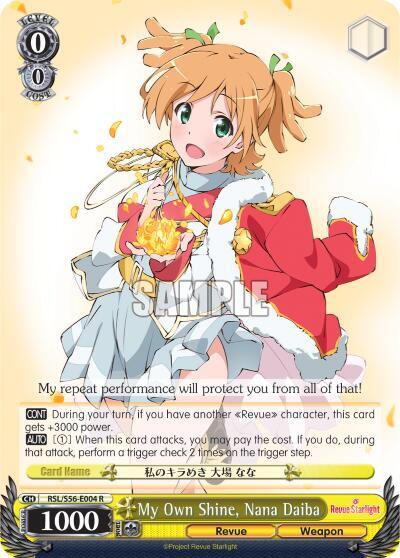 My Own Shine, Nana Daiba RSL/S56-E004 R