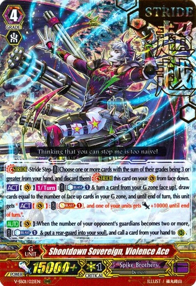 Shootdown Sovereign, Violence Ace [V Format] V-SS01/021EN