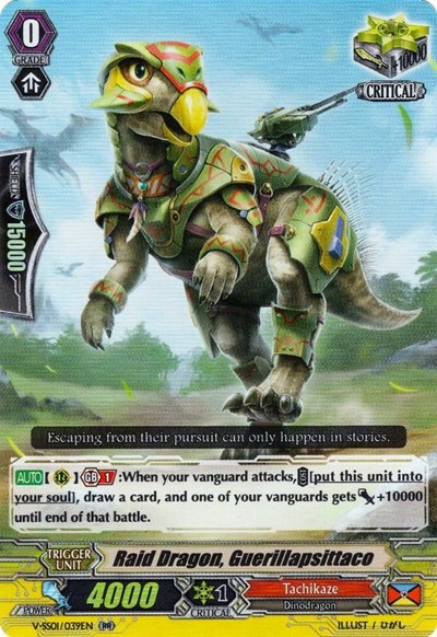 Raid Dragon, Guerrillapsittaco [V Format] V-SS01/039EN