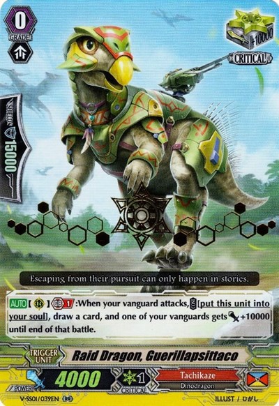 Raid Dragon, Guerrillapsittaco [V Format] V-SS01/039EN