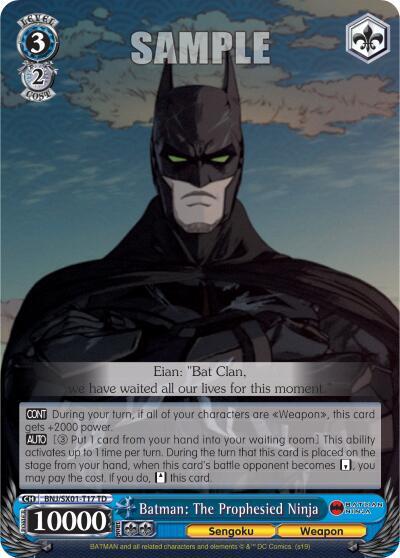 Batman: The Prophesied Ninja BNJ/SX01-T17 TD
