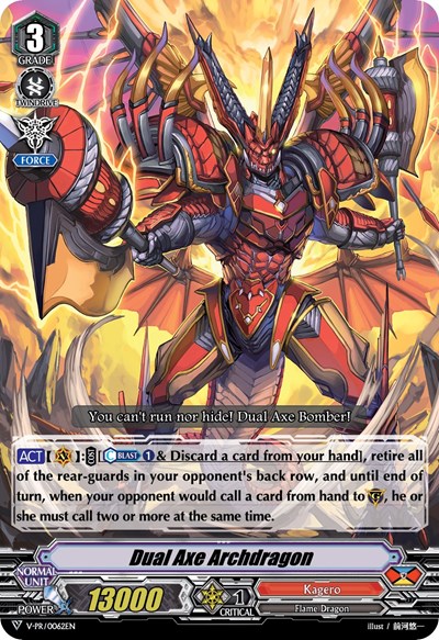 Dual Axe Archdragon [V Format] V-PR/0062EN