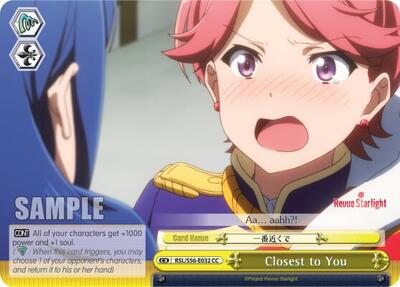 Closest to You RSL/S56-E032 CC