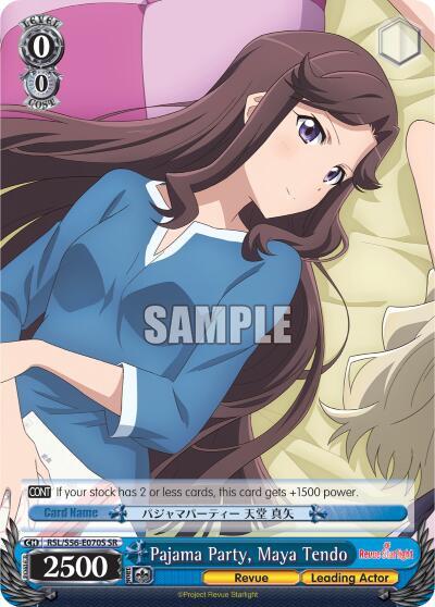 Pajama Party, Maya Tendo RSL/S56-E070S SR