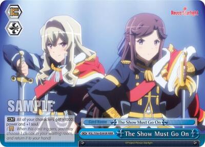 The Show Must Go On RSL/S56-E095R RRR