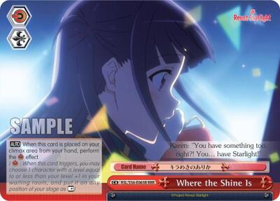 Where the Shine Is RSL/S56-E065R RRR