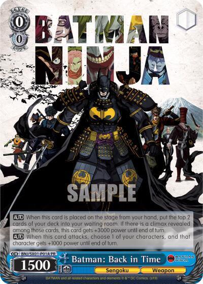 Batman: Back in Time BNJ/SX01-P01A PR