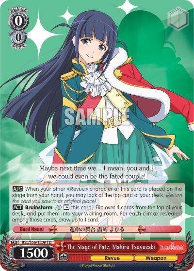The Stage of Fate, Mahiru Tsuyuzaki RSL/S56-TE09 TD
