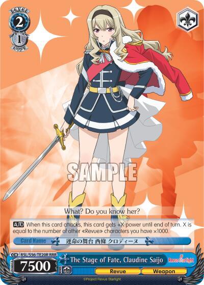 The Stage of Fate, Claudine Saijo RSL/S56-TE20R RRR