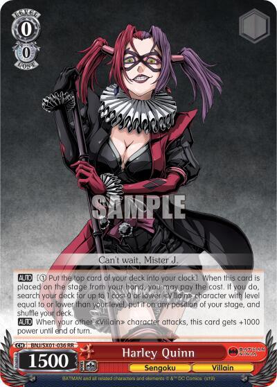 Harley Quinn BNJ/SX01-036 RR